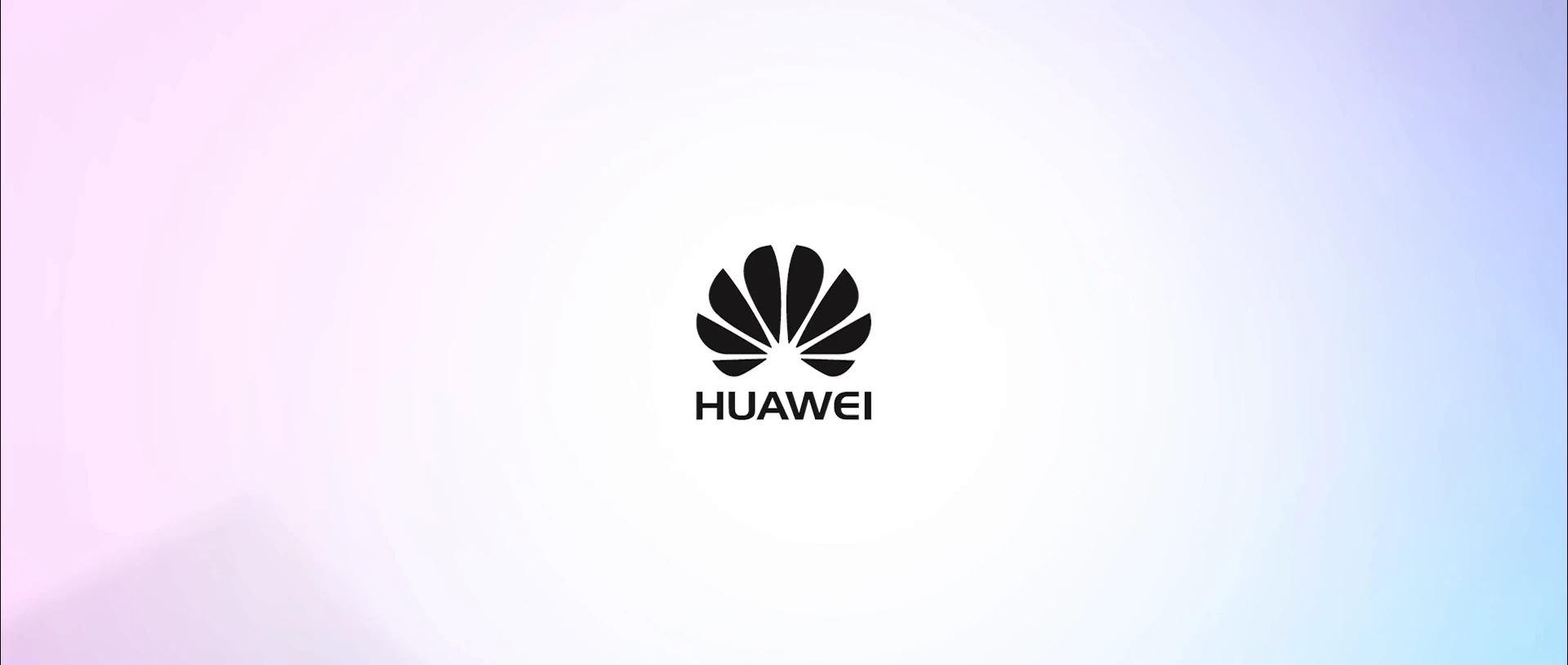 The Huawei logo on the closing frame of The New Thing.