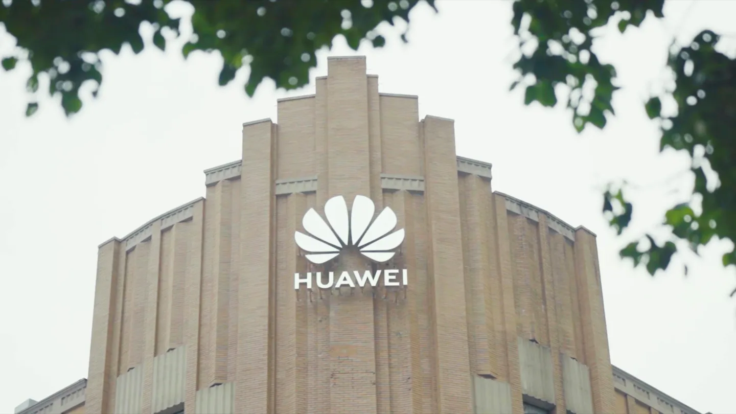 Exterior of the Huawei flagship store in Shanghai