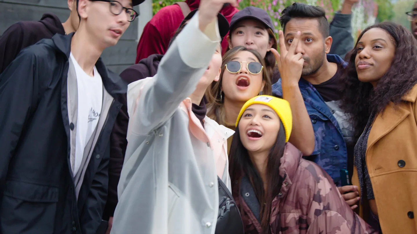 Participants gathering for a group selfie during the Shanghai event
