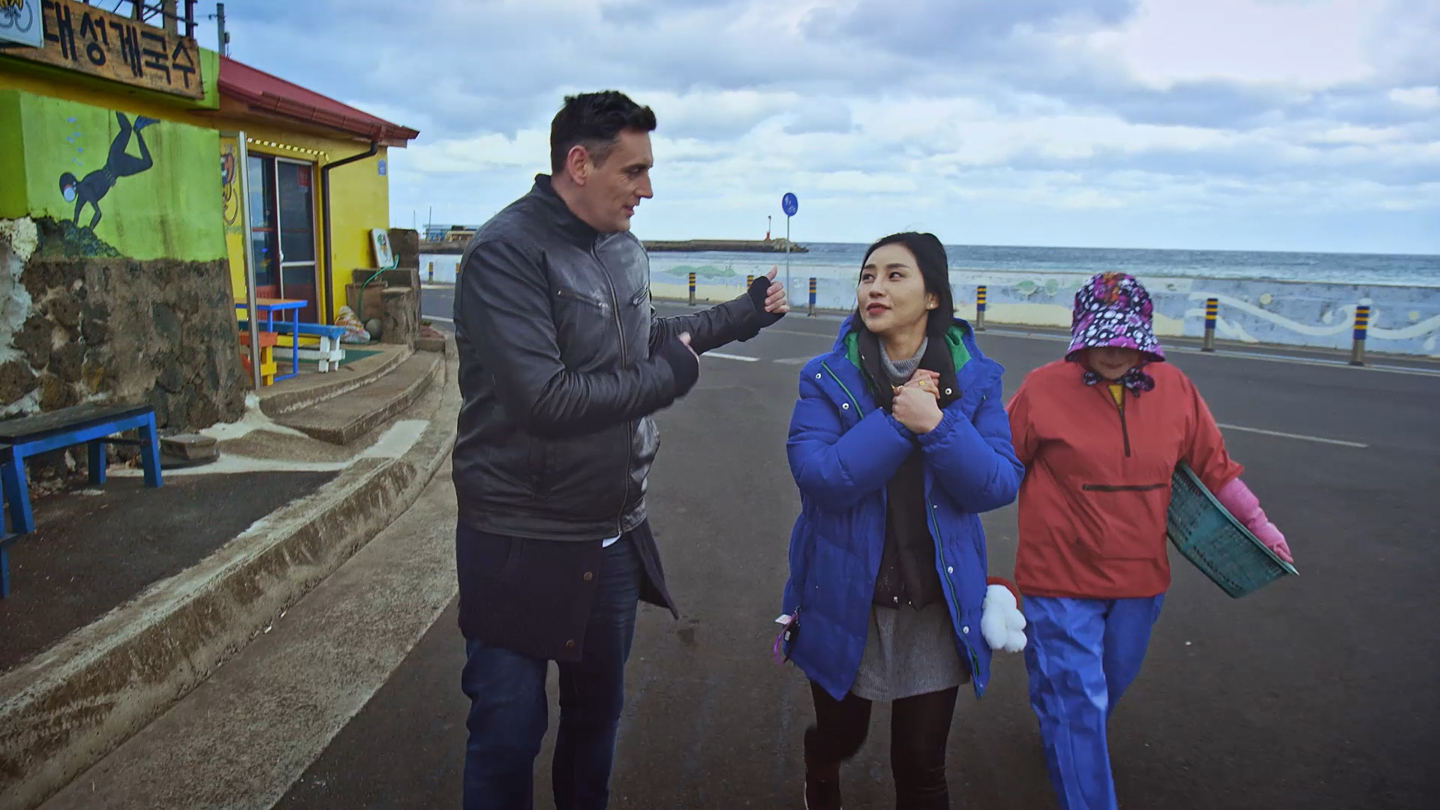 Aaron Craze in the programme’s Korea sequence.