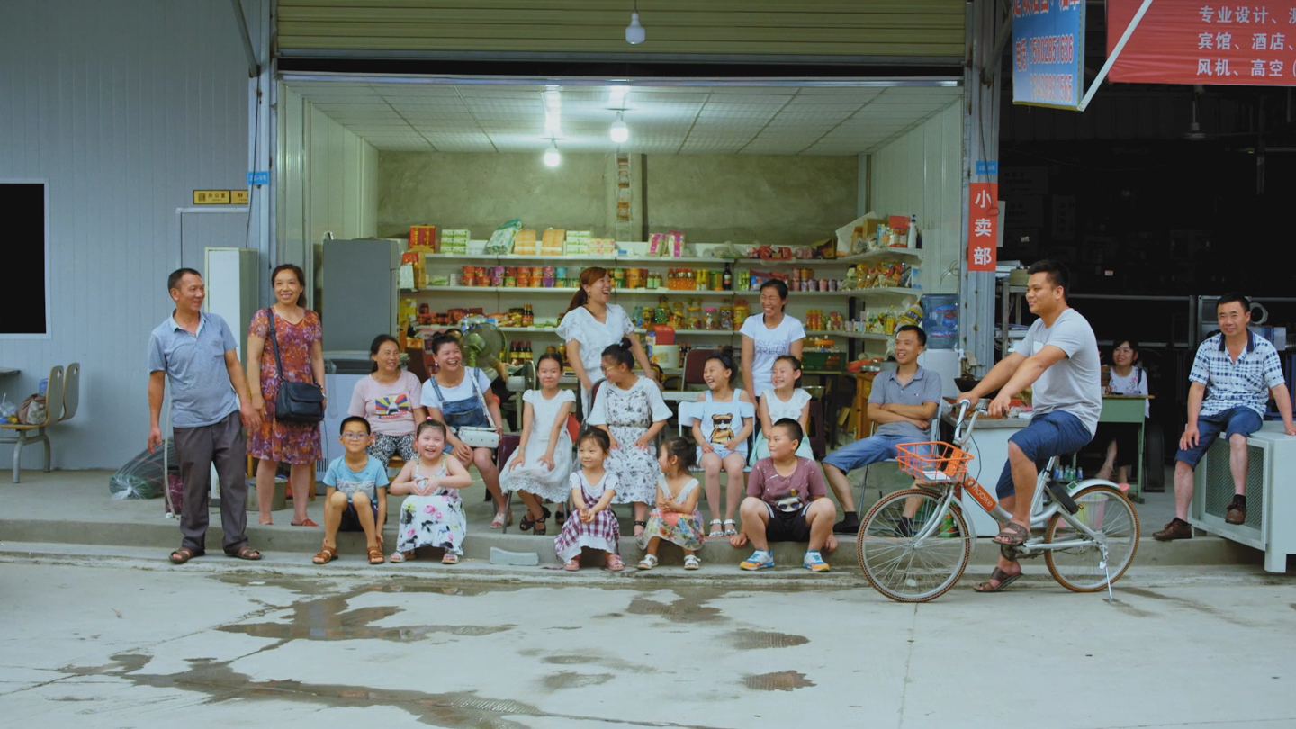 A street-life sequence from the China episode.