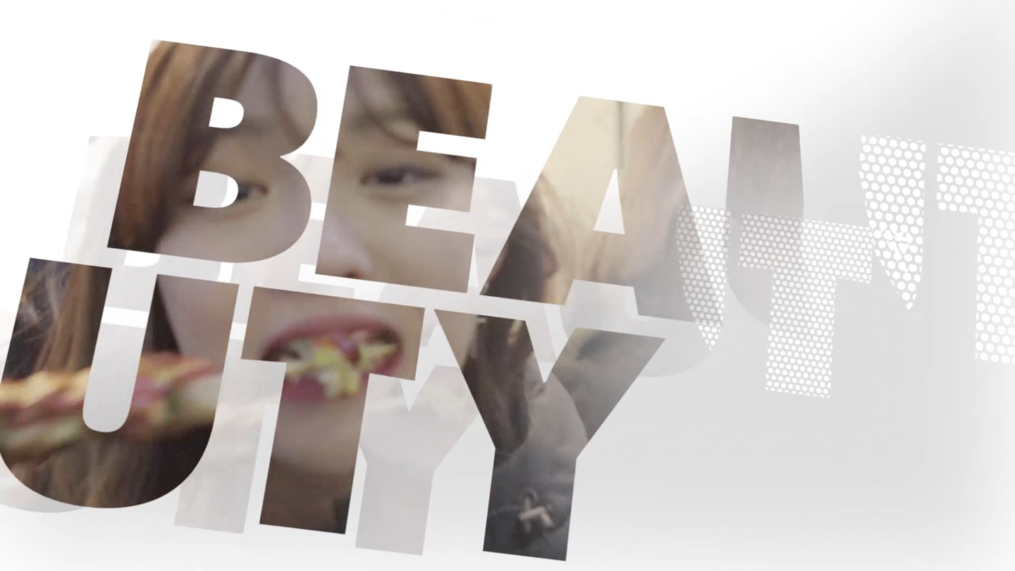 Typography from the programme’s opening sequence.