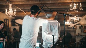 video production light setup scaled