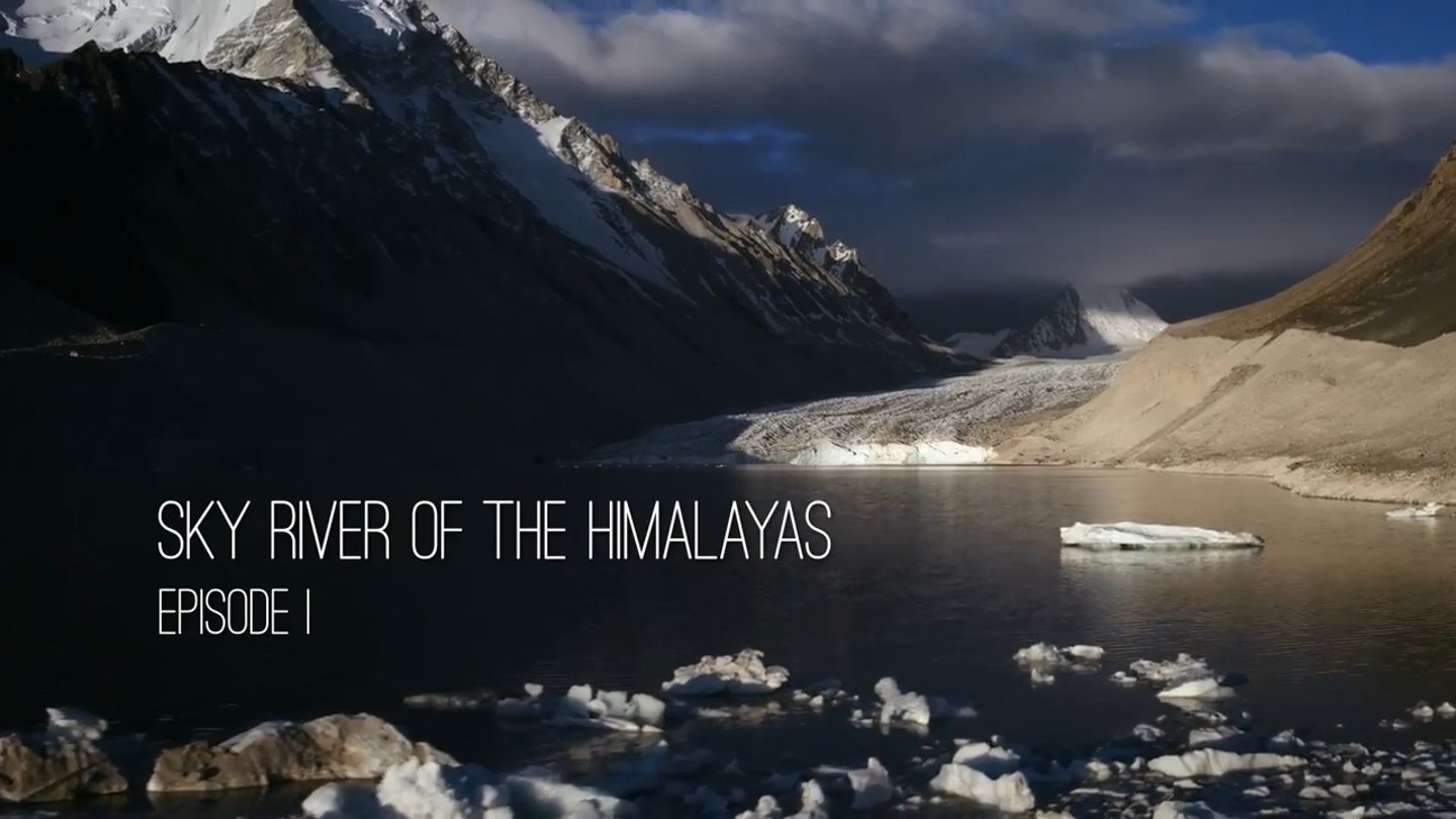 Lake and mountain valley with the Episode I title.