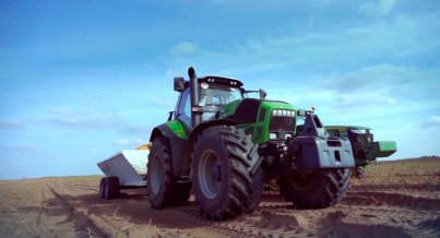 green tractor pepsico potato farm china