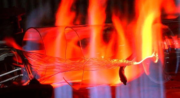glass manufactory fire