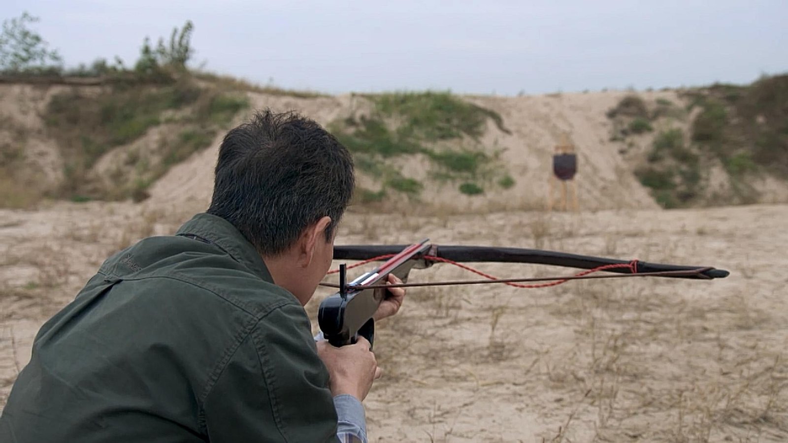 A crossbow demonstration shown in the programme.