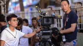 Behind-the-Scenes of a Chinese Video Production Set
